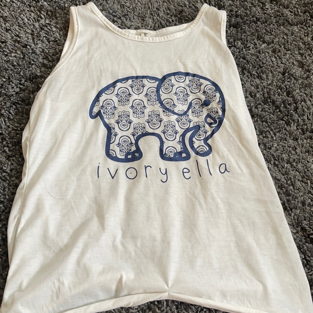White Ivory Ella tank